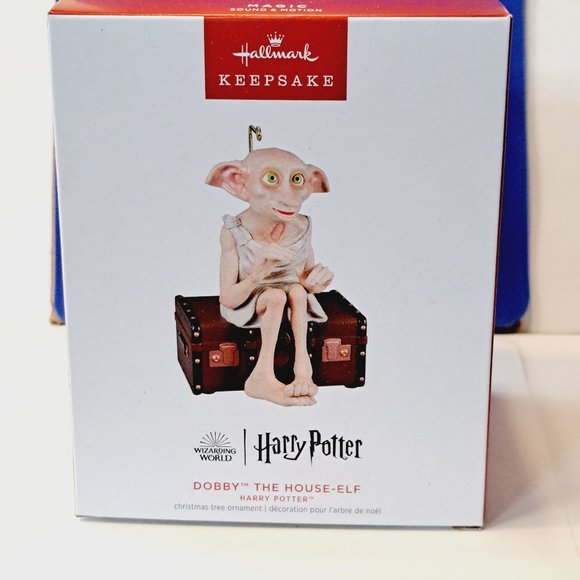 2023 Hallmark DOBBY The House Elf Harry Potter Magic Sound Ornament *NIB* - Picture 2 of 10